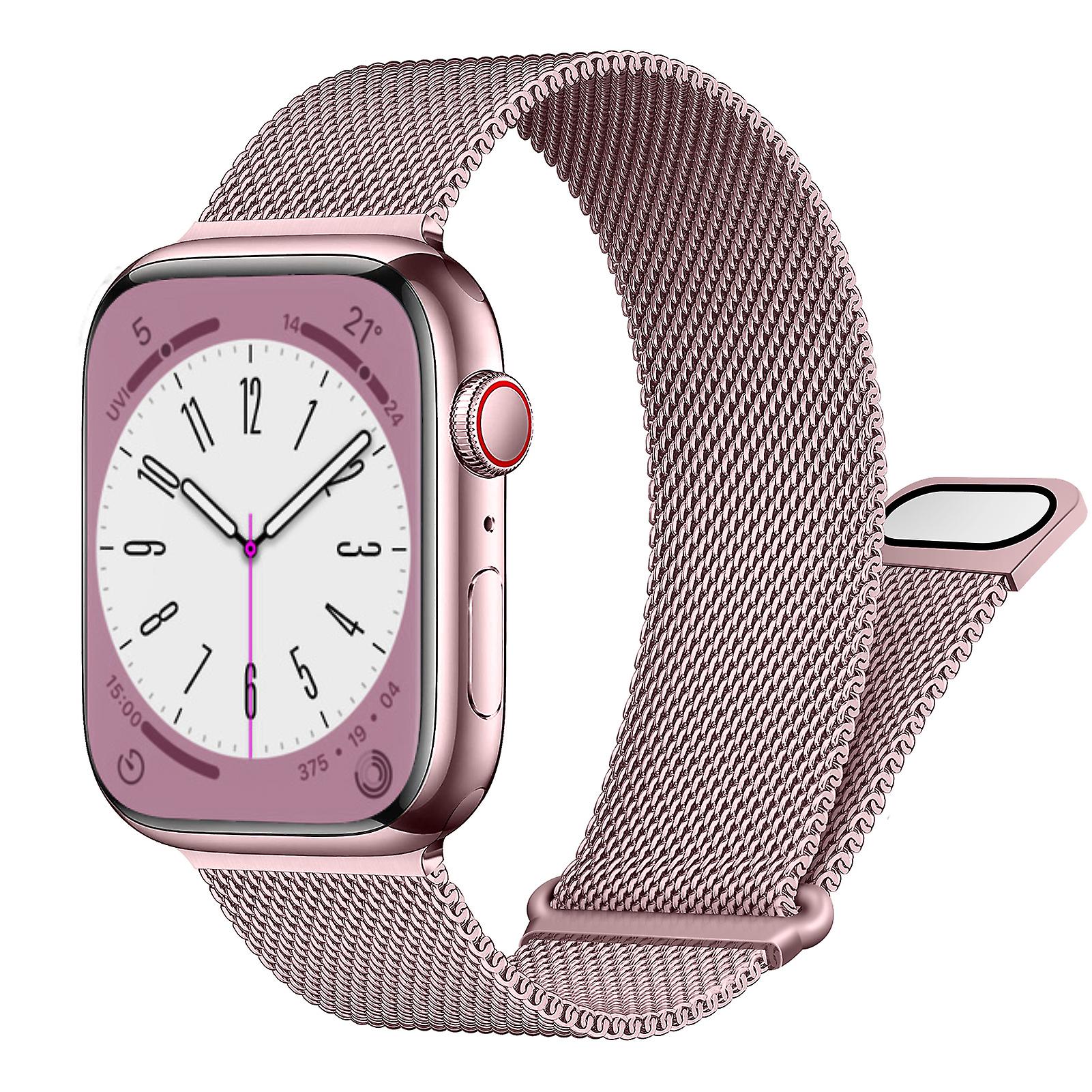 Milanese Loop For Apple Watch Magnetic Band 49mm 45mm 44mm 42mm, Iwatch Metal Bracelet Stainless Steel Strap For Apple Watch Ultra Band Series 8 7 Se2
