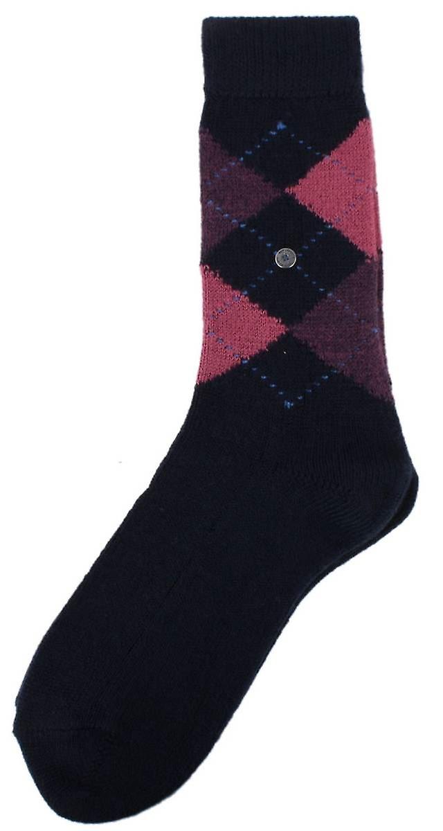 Burlington Whitby Socks - Navy/Purple/Pink