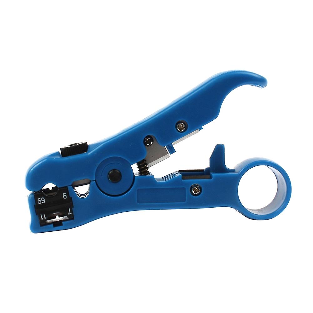 ZHOUBA Multifunctional RG-59/6/7/11 Coaxial Cable UTP Cat5 Cat6 Wire Cutter Stripper