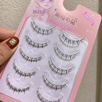 Premade Volume Fan Lagere Wimpers 3d Lash Dik Volume Lange Wimpers Voor Cosplay Party Make-up