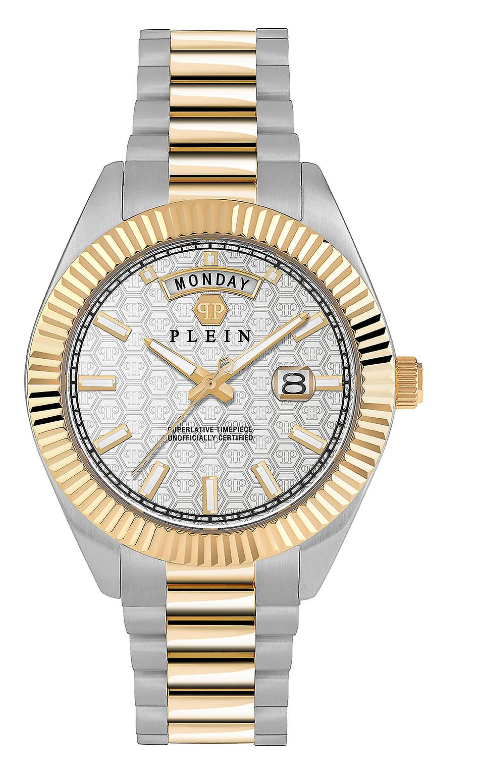 Philipp Plein Men's Watch Analog Quartz DATE SUPERLATIVE GENT PWPNA0324 Stainless Steel