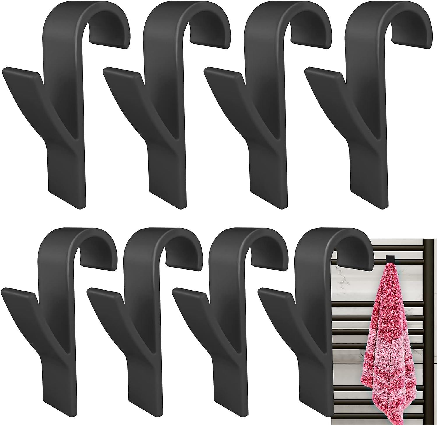 8 Pcs Round Radiator Hook, Towel Dryer Hook, Bathroom Towel Hook, Radiator Towel Dryer Hook, Towel Dryer Hook, All