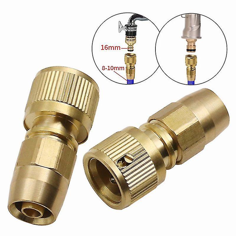 All-copper Thread Quick Connector Garden Irrigation Connector Faucet Nozzle Adapter Telescopic Water Pipe Joints
