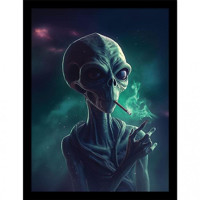 Ada Ingram Stoner Alien Framed Poster