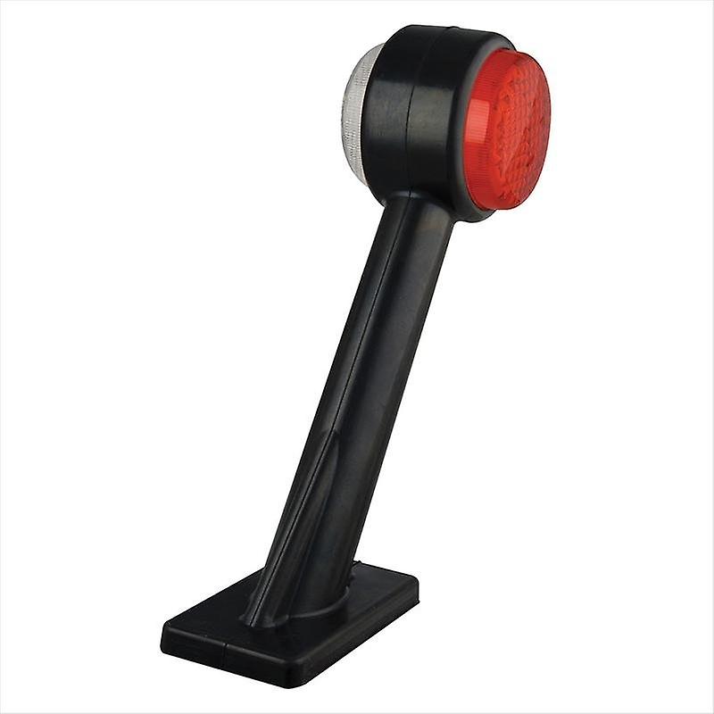 Outline marker light 12/24V red/white 166x193mm LED left