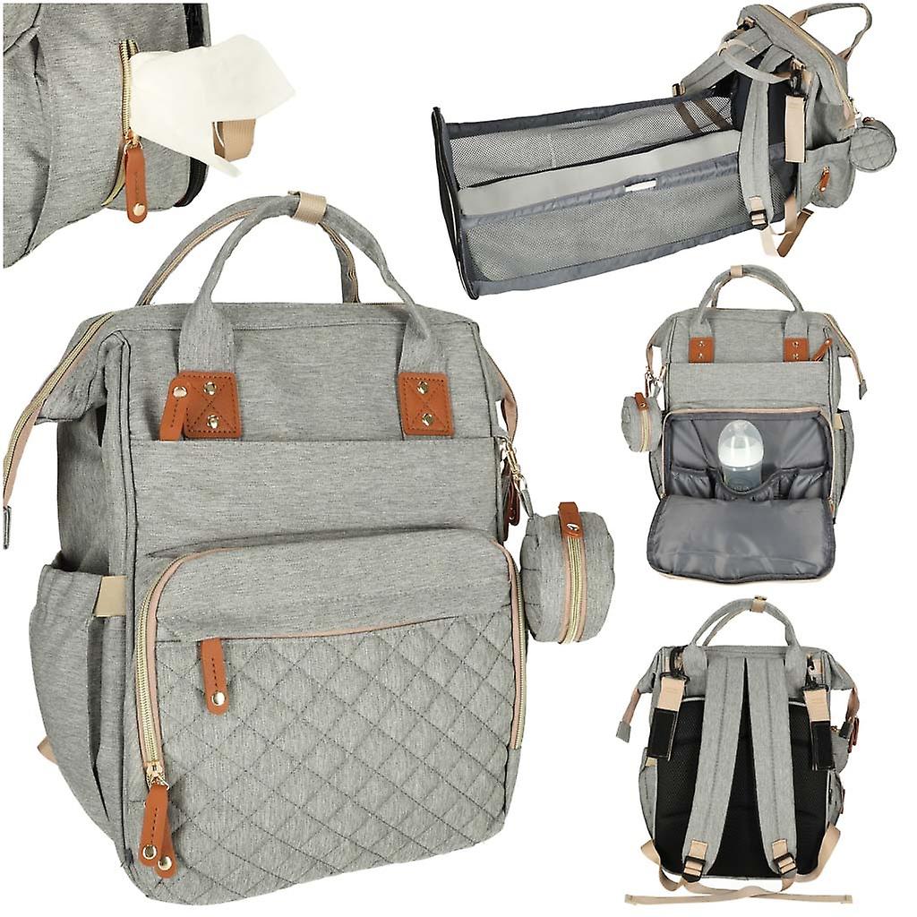 Sac de poussette gris
