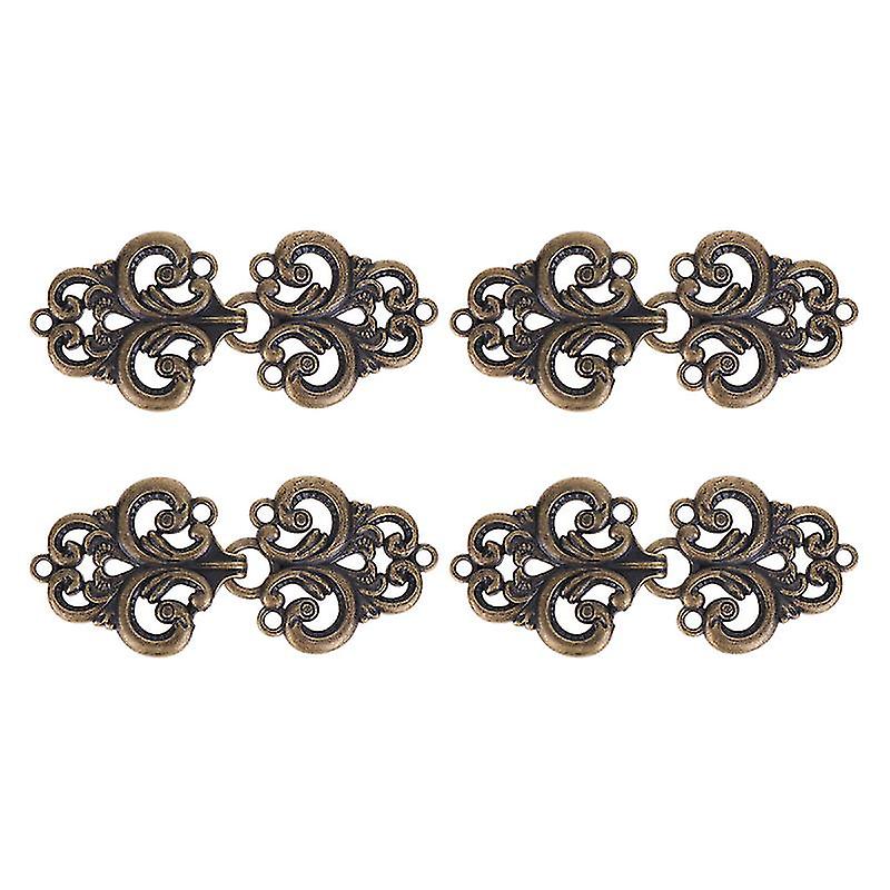 4pair Alloy Cardigan Clips