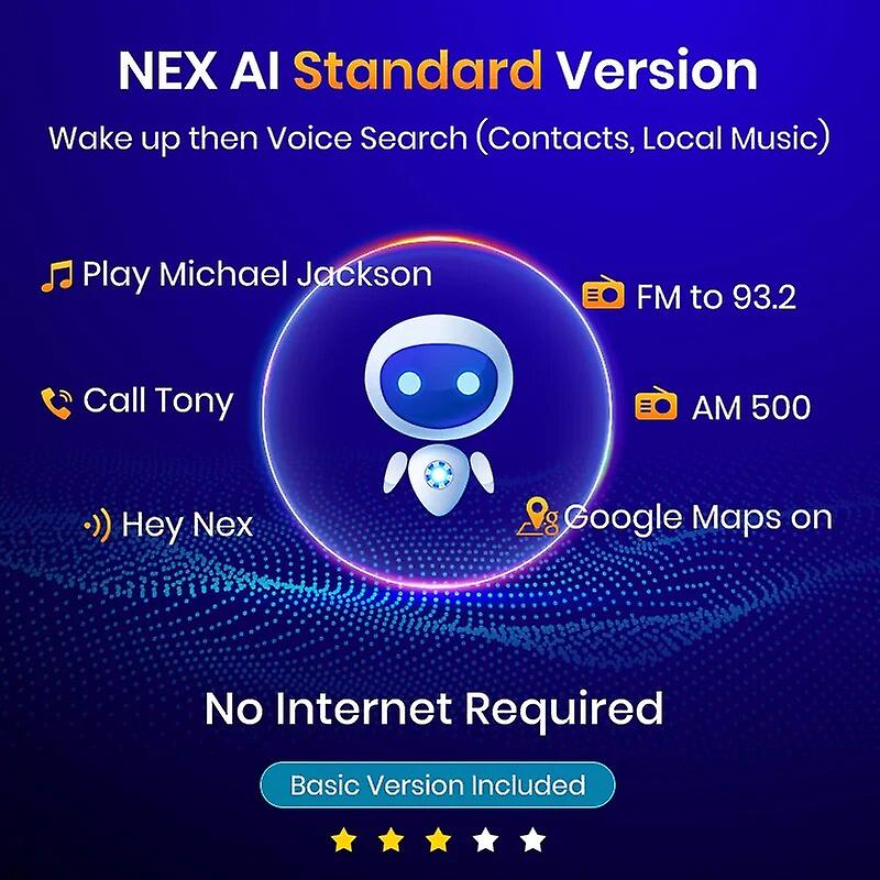 Junsun Intelligent Nexai stemmekontroller 2021 Programvare for stemmekontrollassistent for Junsun Radio