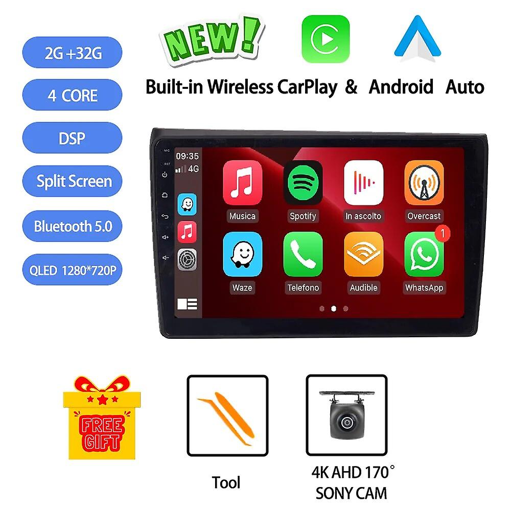 Android 13 For Hyundai Mistra 2017 - 2018 Car Radio Stereo Multimedia Video Player Navigation Gps Wireless Carplay Rds Dsp Qled