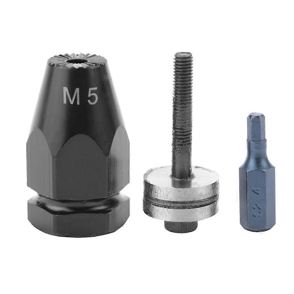 Pneumatic Pull Setter Air Rivets Nut Gun Rivet Nut Head (M5 Hex straight shank)