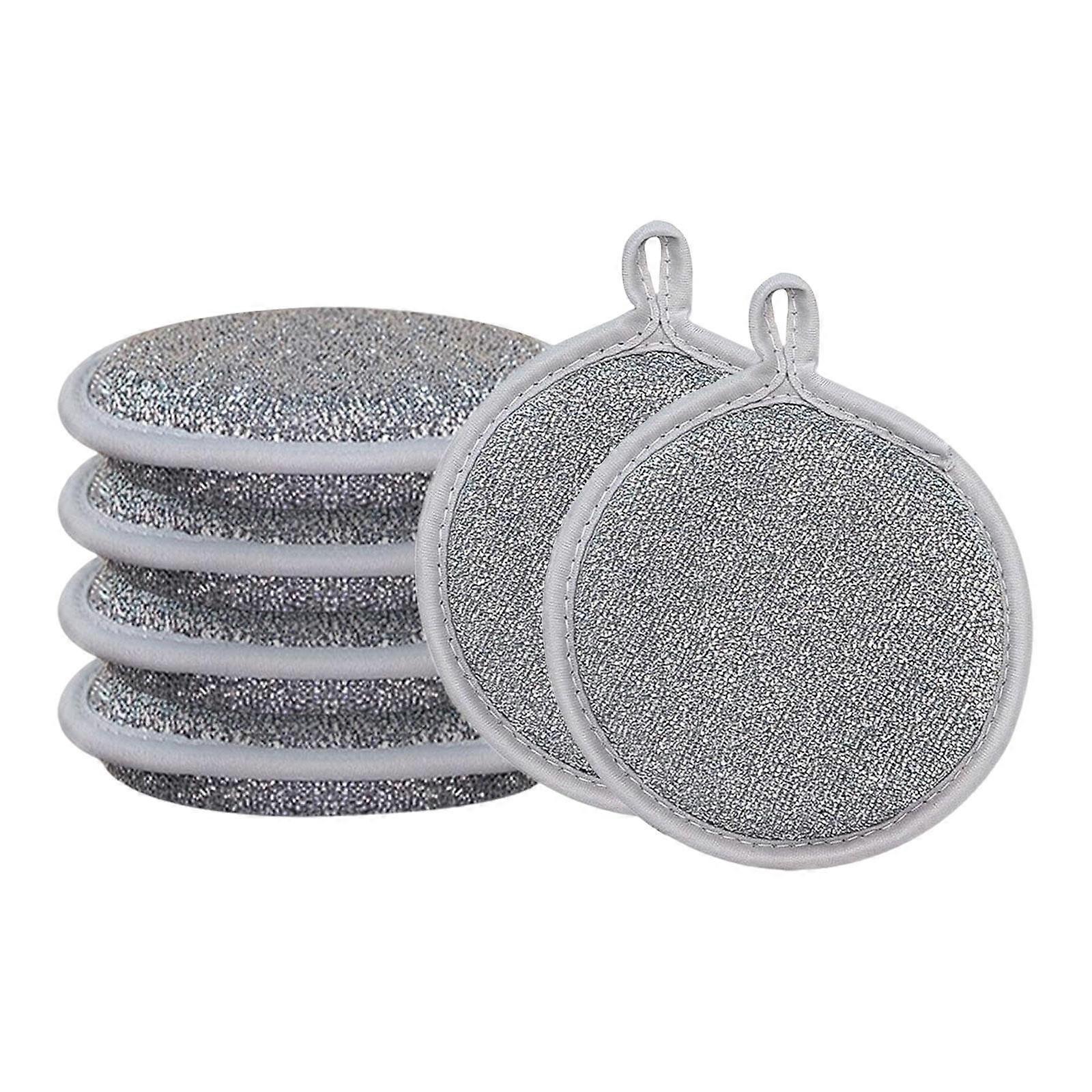 6Pcs Scratch Resistant Dishcloth Dishwashing Rag for Countertop Tableware Utensils