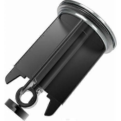 GroupM Tirette de style europen A section corps principal noir raccords de vidange rabattables bouchon de couvercle de noyau de vidange