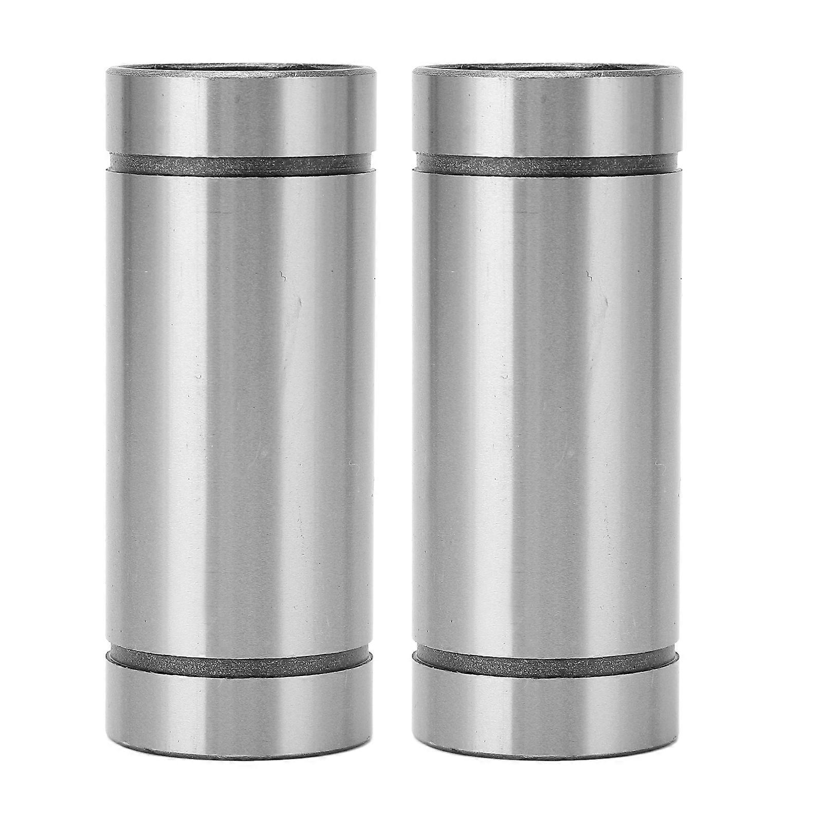 2PCS LM16LUU Longer Linear Motion Bearing High Torsion Low Noise Ball Bearing for CNC Machine