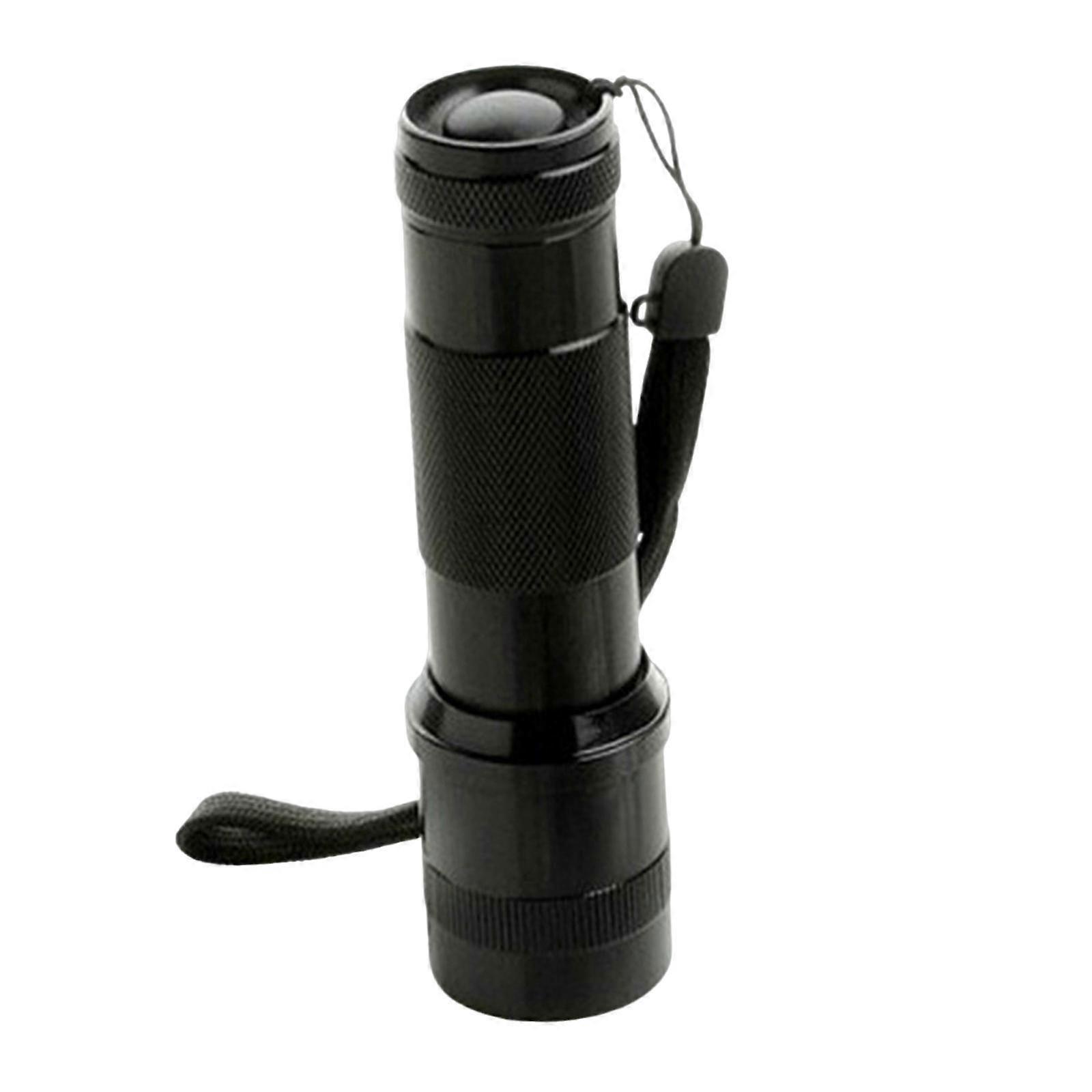 Portable Flashlight Lighting Handheld Torch Light for Garden Working Walking black