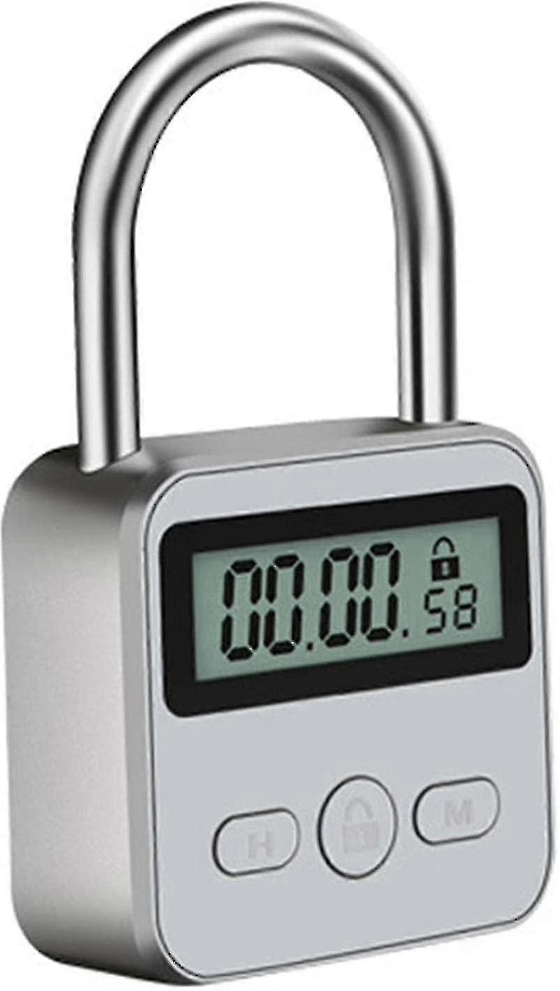 Smart Time Lock, 99 Hours Max Timing Lock With Lcd Display Multifunction Travel Electronic Timer