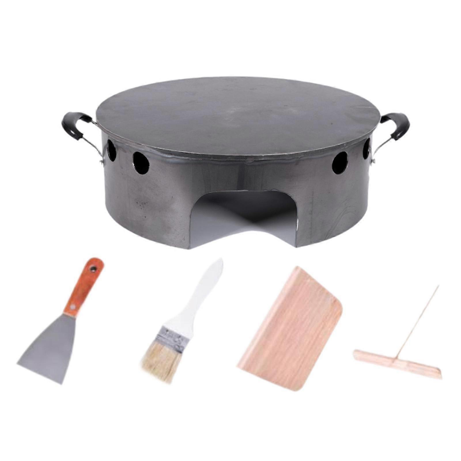 Crepe Pan Maker Nonstick Compact Pancake Maker for Fried Eggs Breakfast Blintzes 42cm