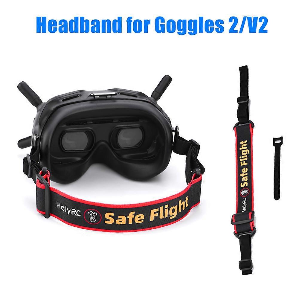 Headband for FPV Goggles 2/V2 Adjustable Head Strap FOR DJI Avata/FPV CPMBO Stabilize Safety headband Replacement Accessorie