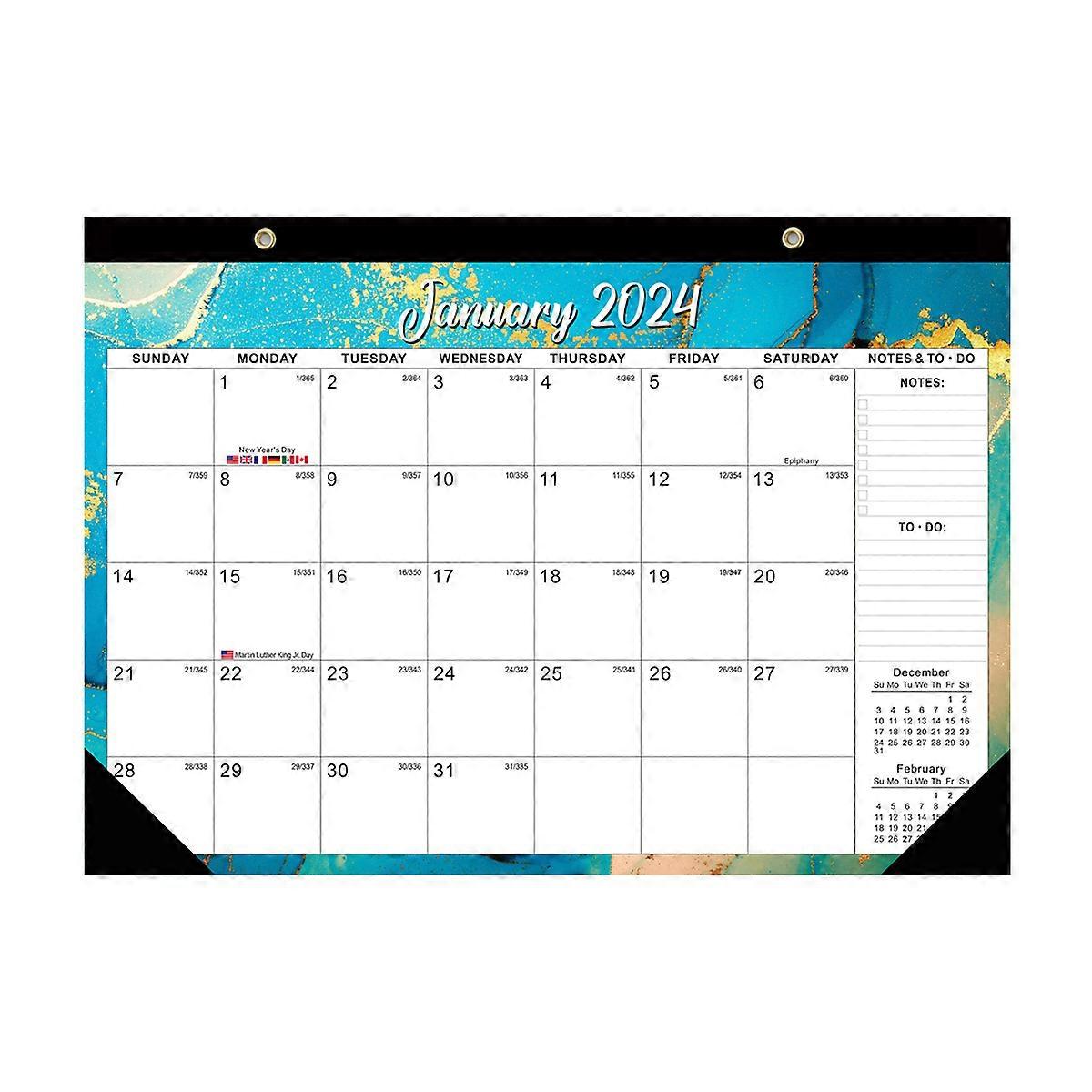 Phoenix Desk Calendar 2024-2025,Jan 2024- Jun 2025, 18 Months Calendar, 17" x 12" Large Wall Calendar 2024 with Use for Home or Office