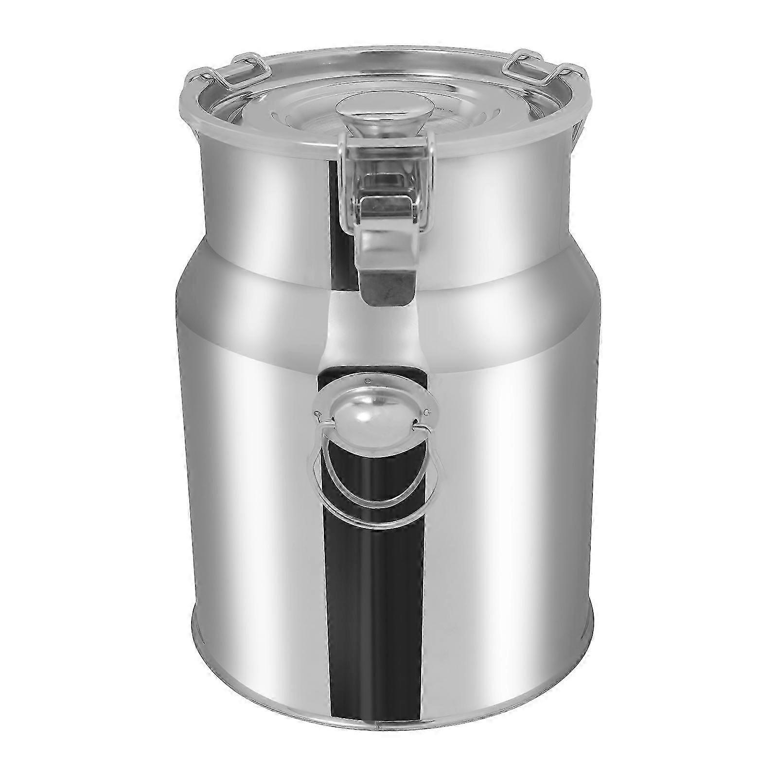 Seau à lait en acier inoxydable 5L Boîte de lait