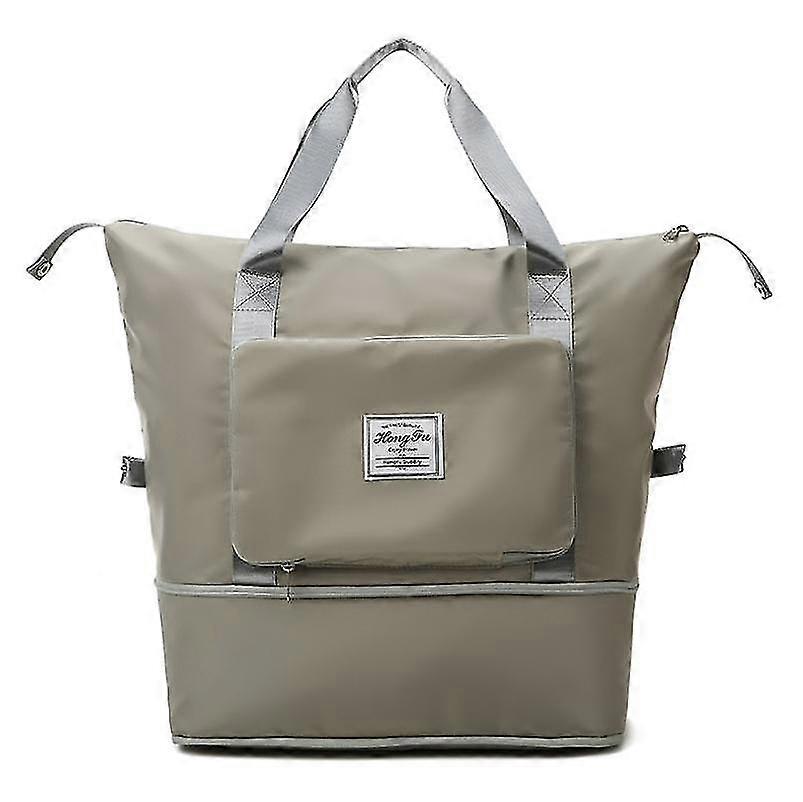 Large Capacity Folding Travel Bag With Dry Wet Separation Pocket-Yvan