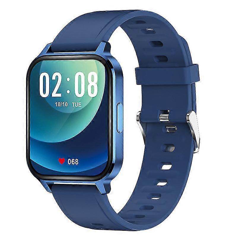 Smart Watch 1.7 inch Full Touch Color Screen Fitness Trackers with Heart Rate Monitor (Blue)