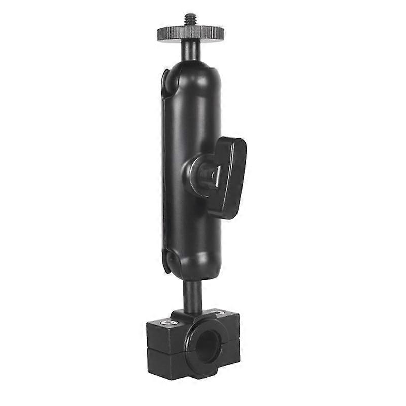 Motorcycle Bike Camera Holder Handlebar Rearview Mirror Mount Bracket 1/4 Metal Stand for Go-Pro In