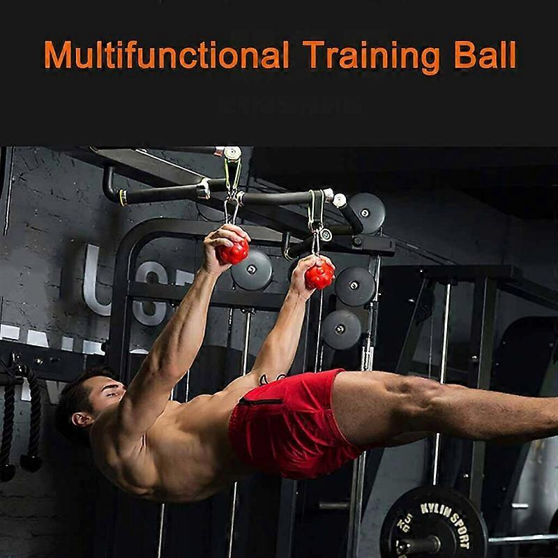 2 Pcs Pull Up Climbing Ball Hold Hand Grip Non-Slip Rock Training Strength Trainer