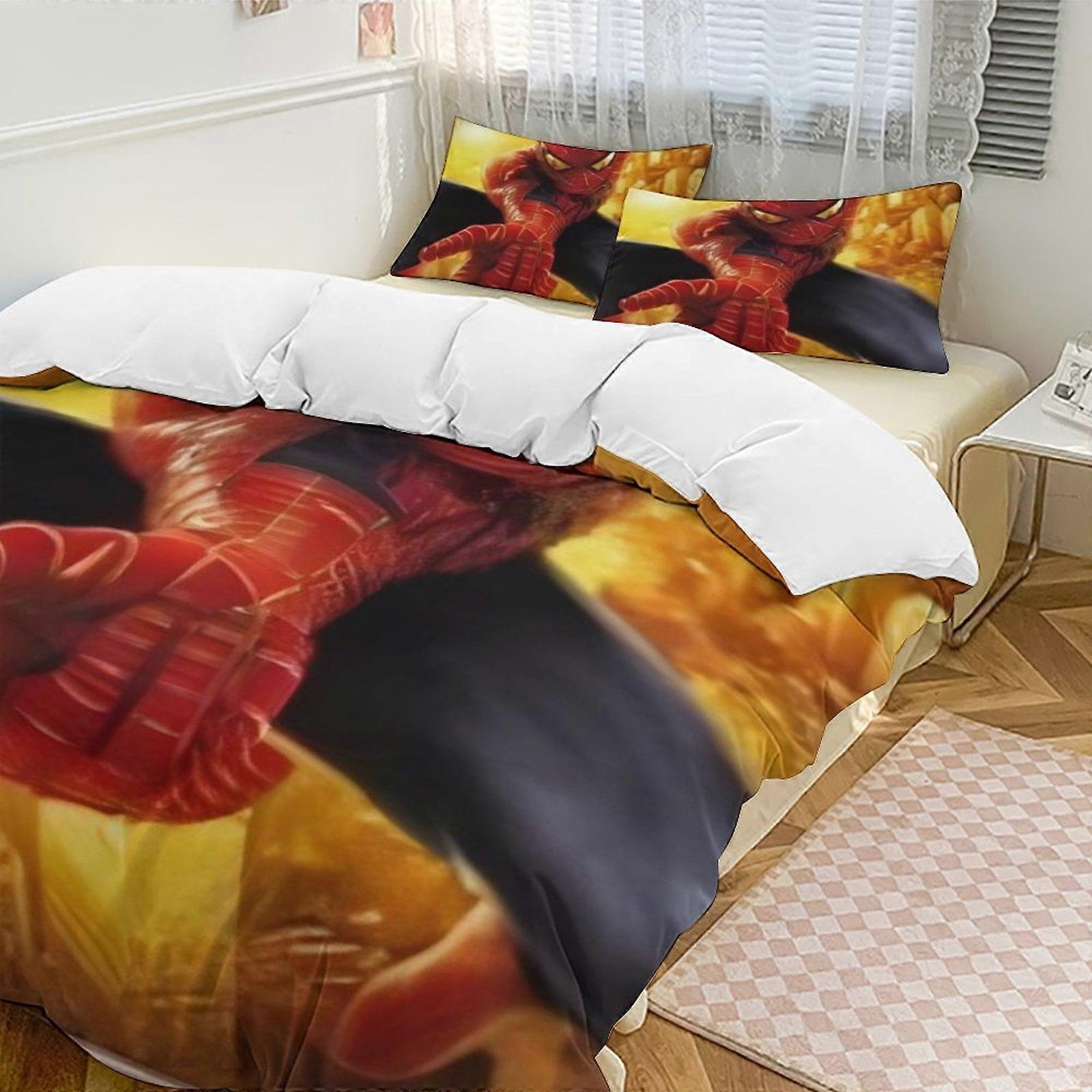 v738 Spider Man Crawl 3-Piece Twin Bed Set  io738