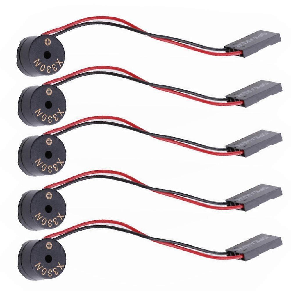 5PCS Mini Plug Speaker Computer Motherboard Onboard Case Buzzer BIOS PC Case Buzzer 4 Pins for PC Interanal