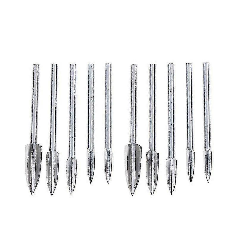 10 Pcs Engraving Drill Bit Set - With 3-8mm Drill Bit For Diy Carving