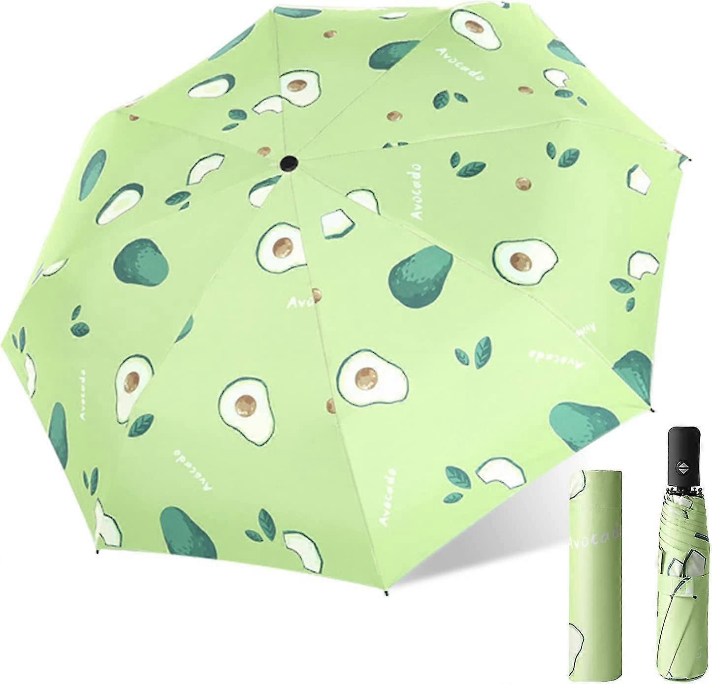 Compact Umbrella Windproof Strong,8 Ribs Folding Travel Umbrella,automatic Open