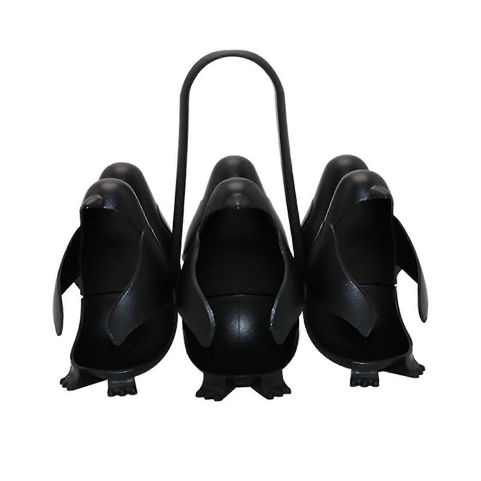 Penguin Shape Egg Steaming Poacher Hanging Space Saving Rack With Handle Ideal Gifts For Housewarming