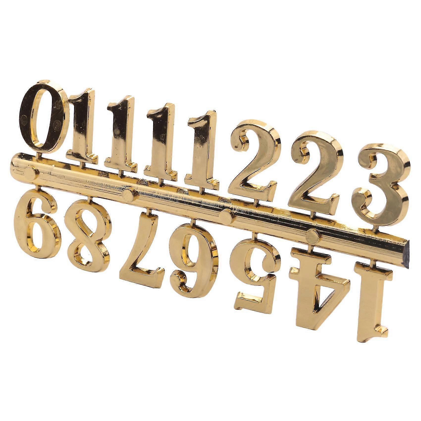 15pcs Diy Clock Numerals Kit Wall Clock Number Art Decor Replacement ...