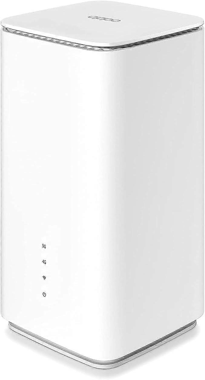 OPPO 5G CPE T1a Router With Sim Slot LTE Cat20 WiFi Hotspot Wi-Fi 6 AX1800, Up to 4.07Gbps, 4X4 MIMO, Connect up to 32 Devices, Unlocked