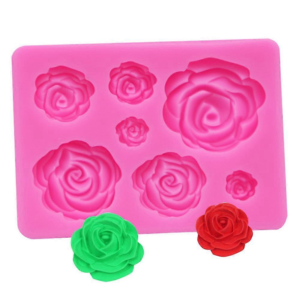 3d Silicone Mold Cake Decorating Tools Rose Flower Mold
