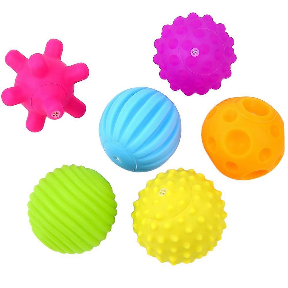 6Pcs Finger Trainer Soft Training Toy Portable Kids Hand Grip Ball Training Toy for Kids KAESI