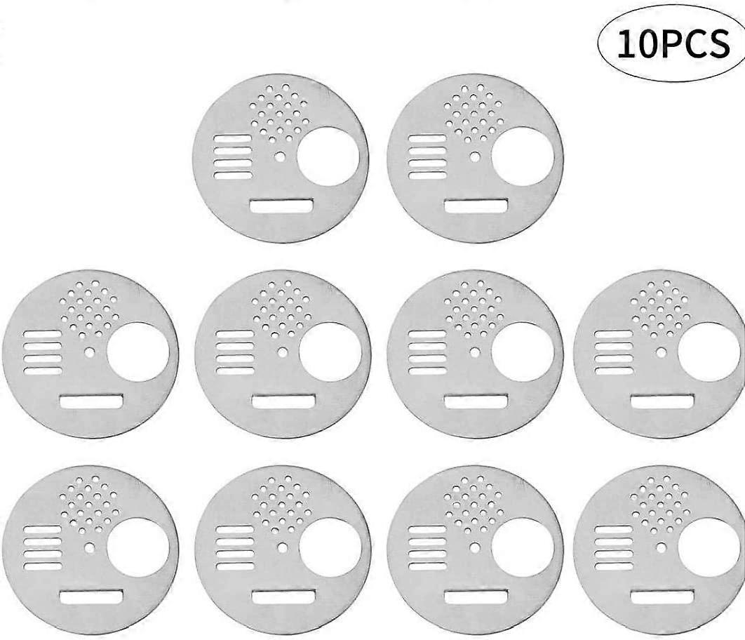 10pcs Bee Box Holder Beekeeping Tool Stainless Steel Silver