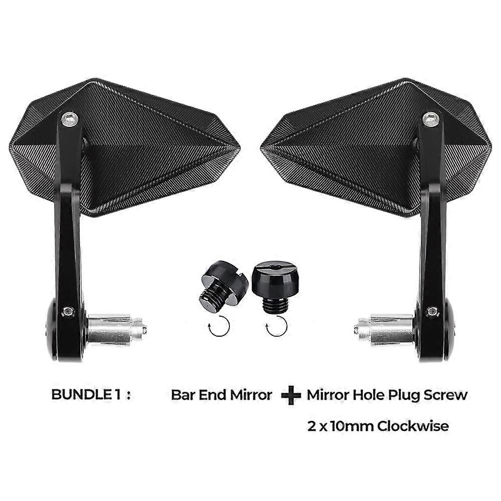 Motorcycle Rearview Mirrors Bar End Mirror Universal For Cafe Racer For MT09 MT07 R1 R3 For BMW For Suzuki K1 GSX-R1000 R600