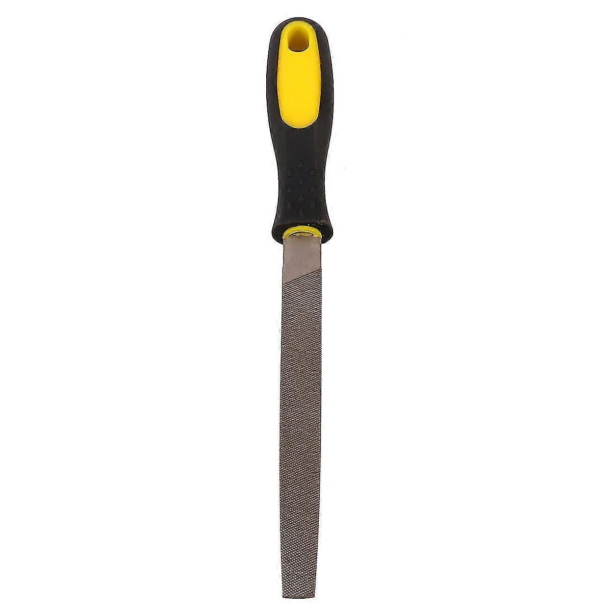 6-inch Hardened Steel File Flat Metal File Sharpening Tools With Comfortable Hand Grip Handles1pcs)