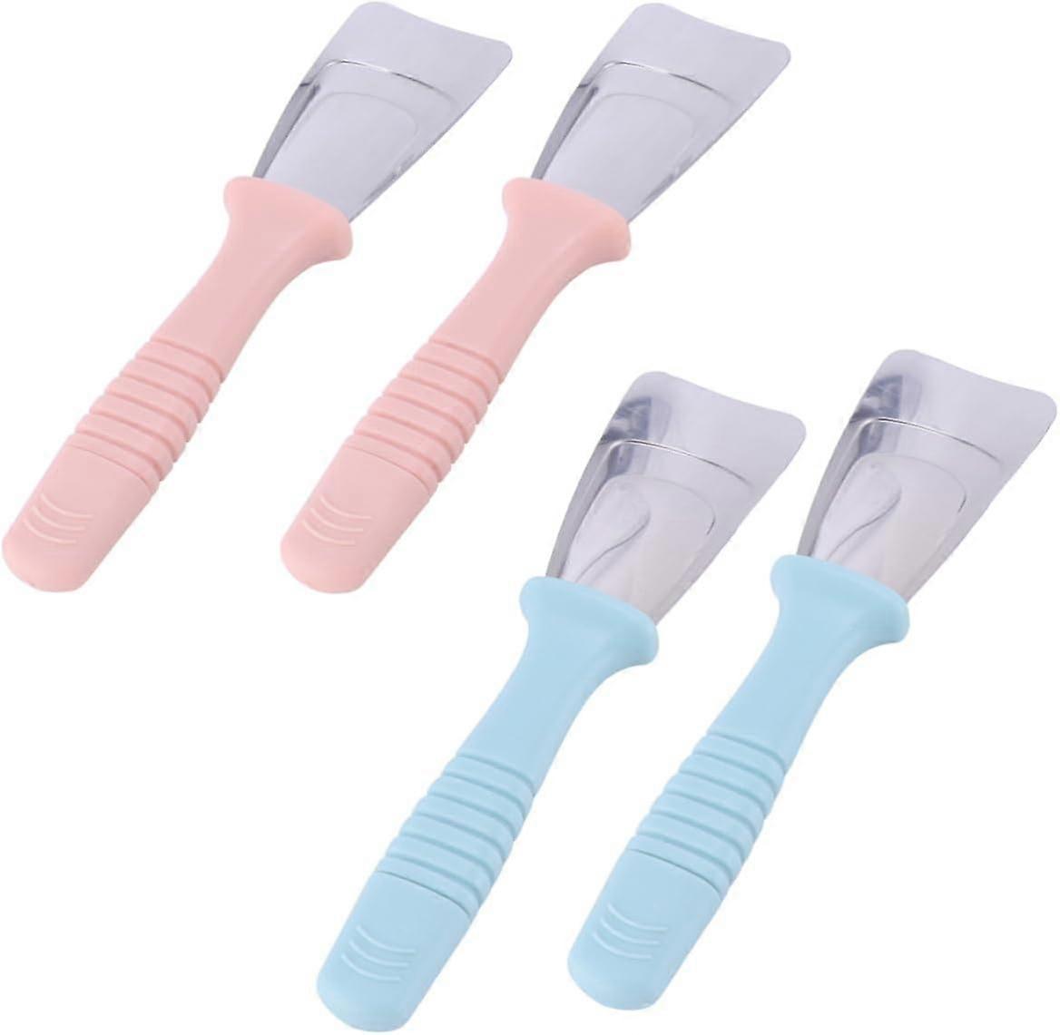 4 piece set ice shovel windshield snow scraper car tool refrigerator ice scraper car defrost scraper ice cabinet stainless steel snow scraper tool