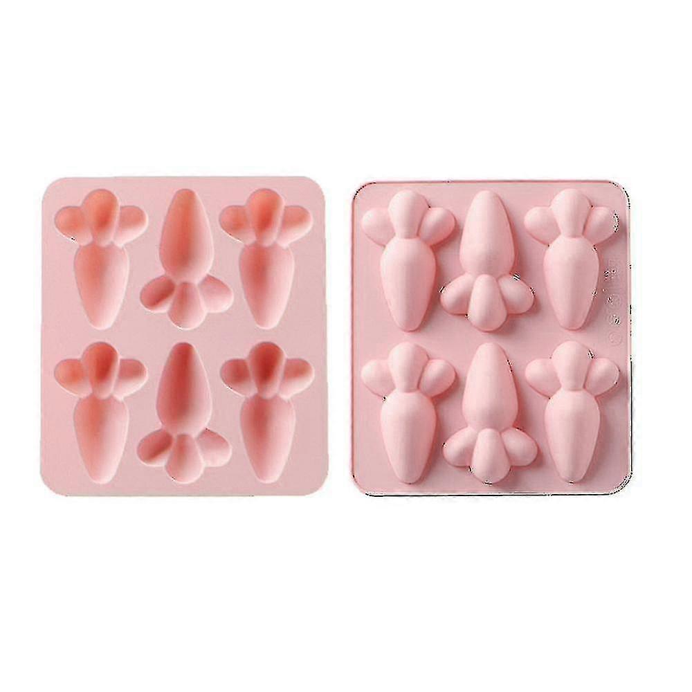 Ty 2pcs Carrot Chocolate Molds