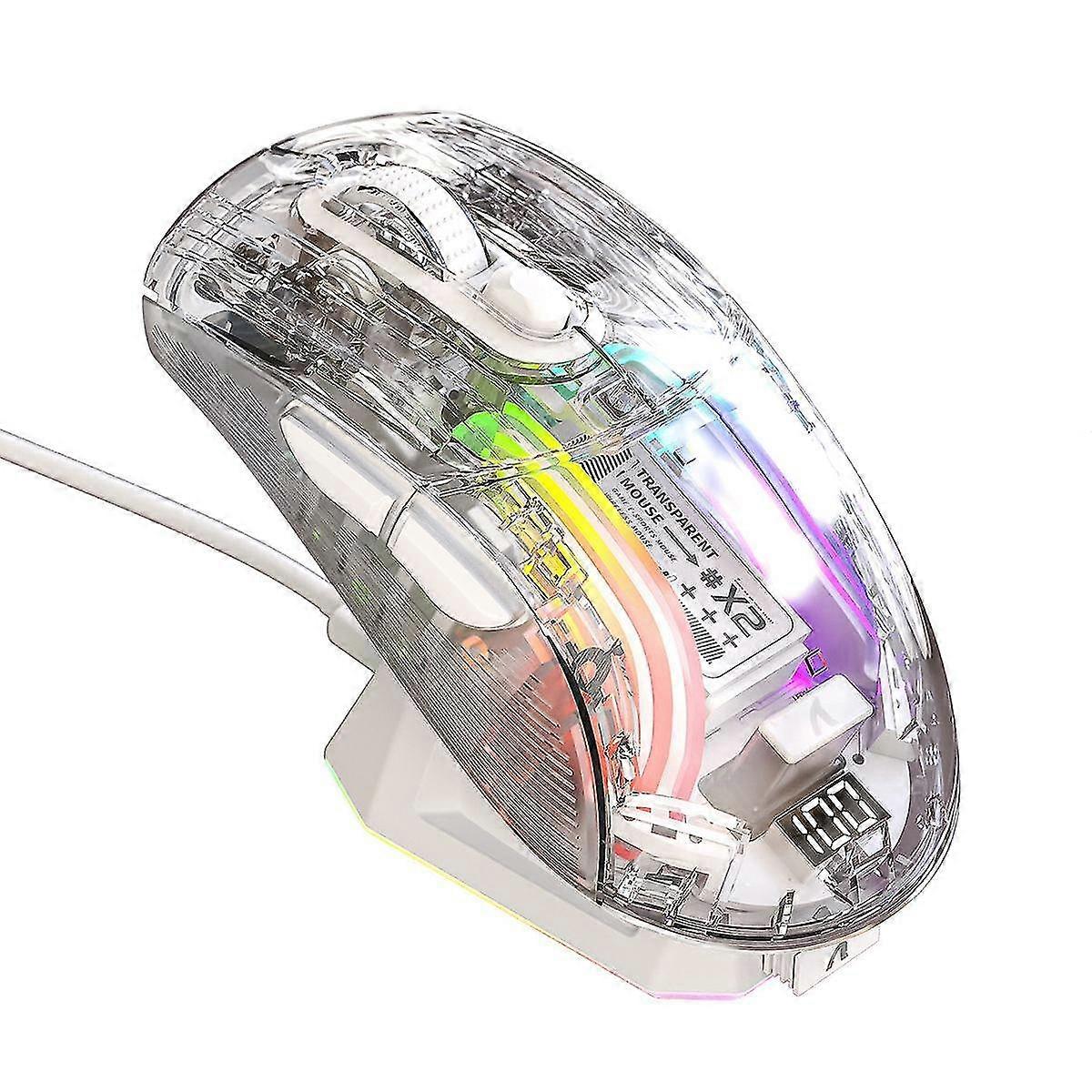 X2pro Magnetic Charging Bluetooth Mouse, -mode , Rgb Lights, Battery Indicator,use For Computer Phone-a