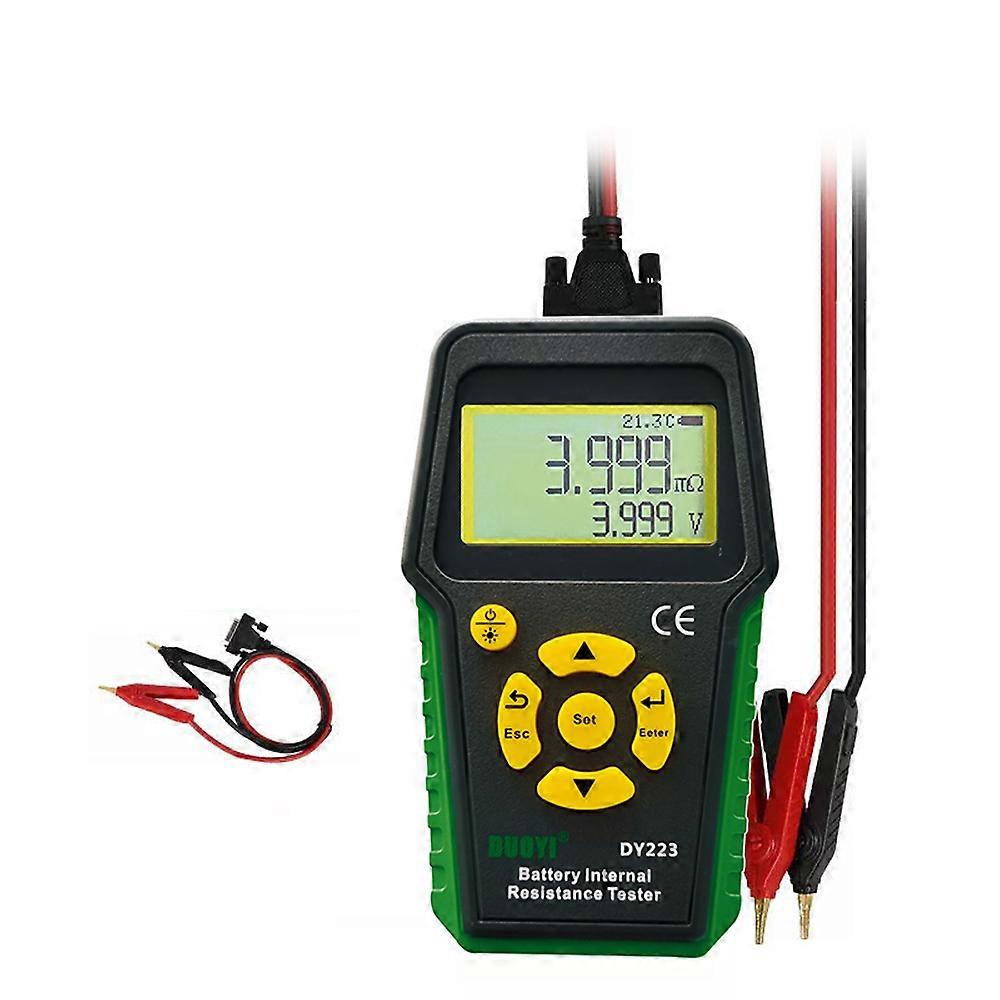 Battery Internal Resistance Tester Automatic shutdown Battery Analyzer Large Digital Dispaly Backlit Battery Voltage Detector