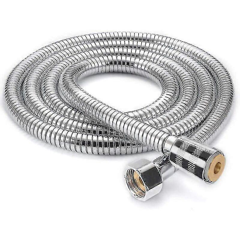2m Shower Hose, Universal Expandable Shower Hose Shower Head Stainless Steel Hose Anti-explosion, Anti-twist And Anti-corrosion, Double Loop Encryptio