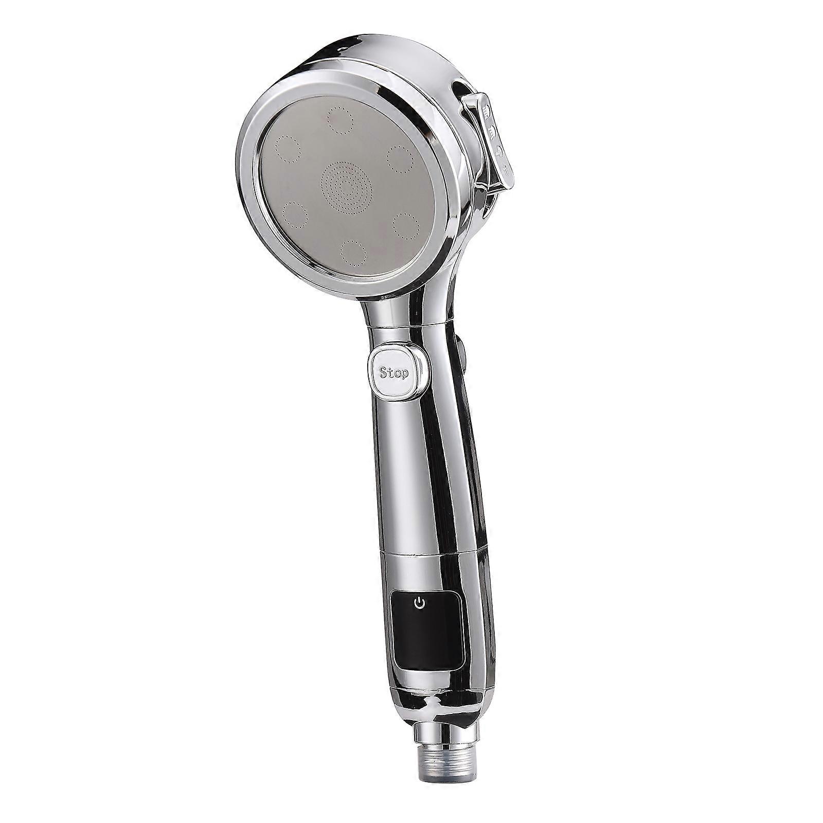 Water-Saving Shower Head with Pressure Increase, 4 Jet Types