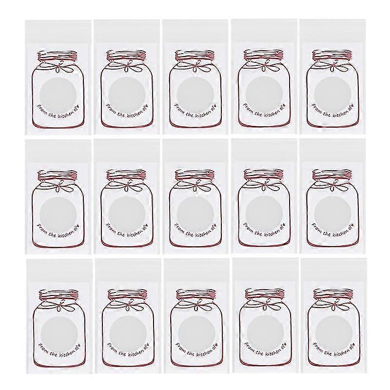 300pcs Self-adhesive Cookie Bags-c