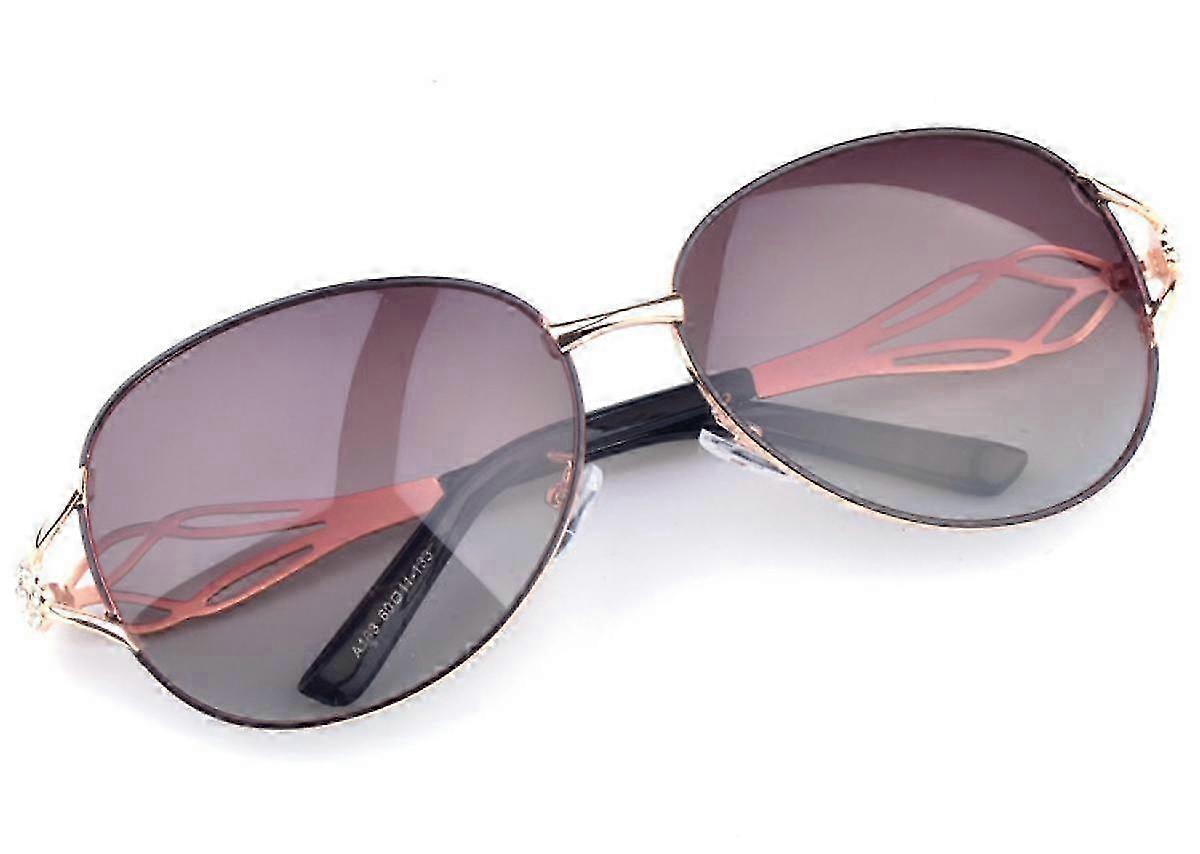 Womens Polarized UV Protection Round Sunglasses