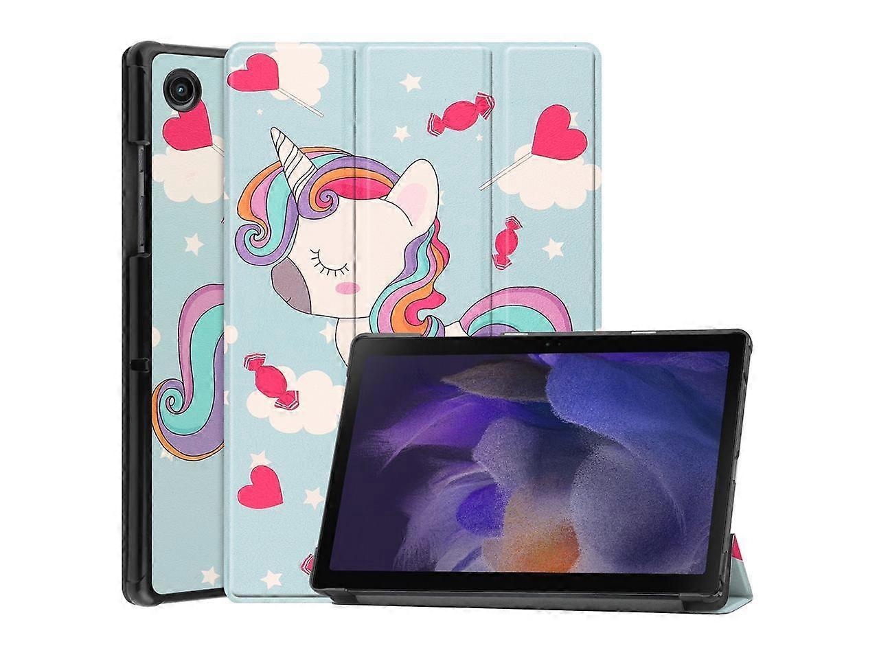 Case for Samsung Galaxy Tab A8 10.5 Inch 2021 SM-X200 SM-X200N SM-X205 SM-X205N - Ultra Slim Tri-Fold Smart Stand Cover with Auto Sleep Wake