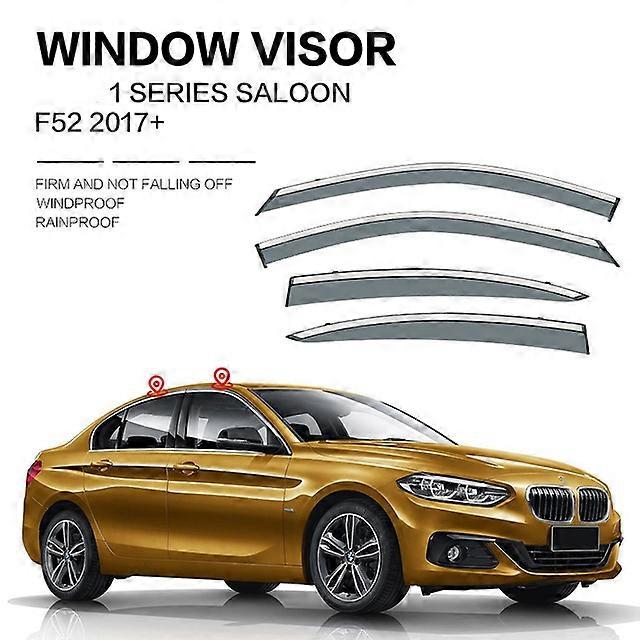 For BMW 1 Series 2004-2018 E87 F20 F52 Vehicle Window Parts  Window Visor Trim Chrome Accessories/ Side Vehicle Window Parts  Window Visors Door Vent 