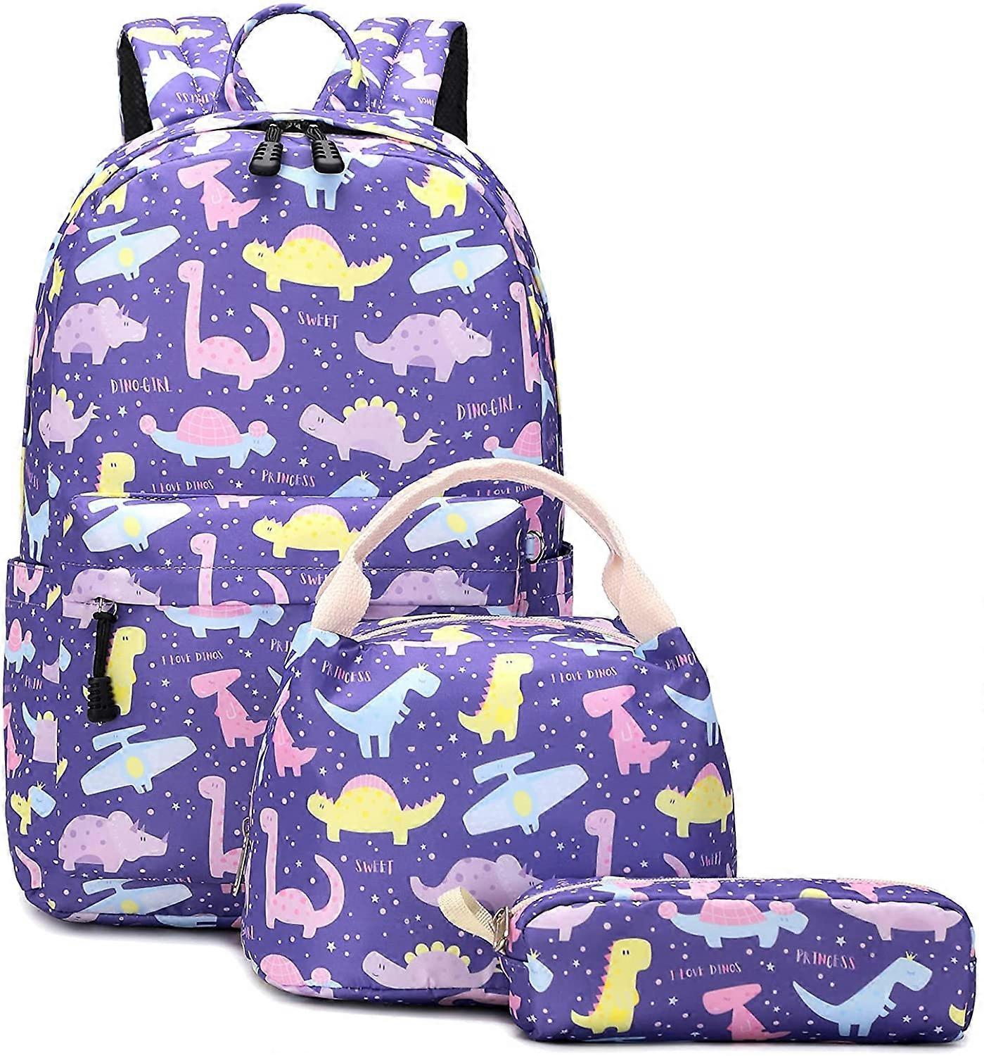 Dinasour Print Travel Lightweight Backpack